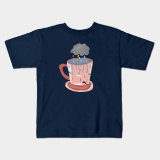 A Storm in a Teacup (No Text) Kids T-Shirt